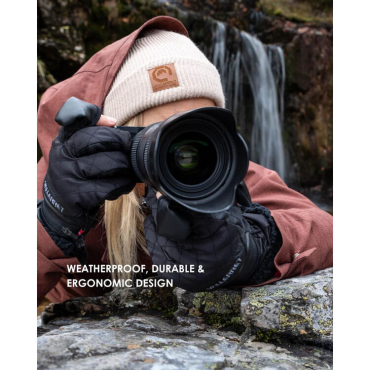 Vallerret Gants pour photographie Saga Female Black taille S