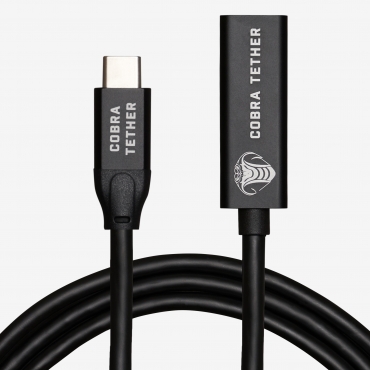 CobraTether USB-C Extention 5m Black