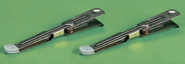 Edelstahl-Pinzetten mit Schutzkappen, 2 Stück