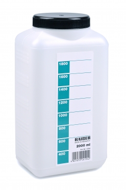 Kaiser Chemikalienflasche, 2000 ml, weiss