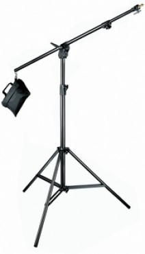 Manfrotto Boomstand mit integriertem Galgen, schwarz 420NSB