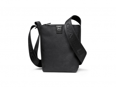 Leica sac à bandoulière, polyester recyclé (petit), noir