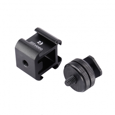 MeVIDEO Livestream Triple Cold Shoe Adapter