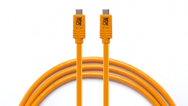 TetherPro USB-C / USB-C für Phase One, 4.6m Orange