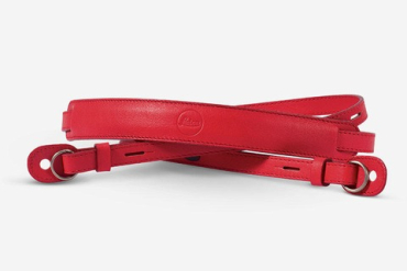 Leica curroir, cuir, rouge