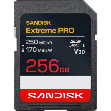 SanDisk Extreme Pro 250MB/s SDXC 256GB