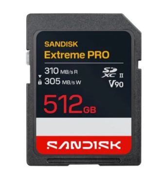 SanDisk Extreme Pro 310MB/s SDXC 512GB