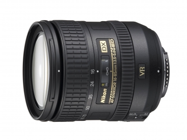 Nikon AF-S DX Zoom-Nikkor 16-85 mm f/3.5-5.6G ED VR, S/N 22242705