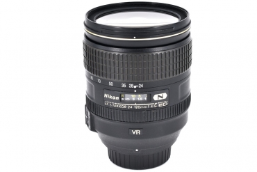 Occasion Nikon AF-S Zoom-Nikkor 24-120 mm/4.0G ED VR, S/N 62289955