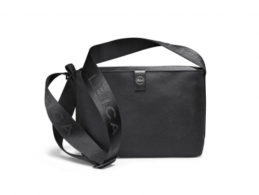 Leica sac à bandoulière, polyester recyclé (moyen), noir