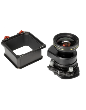 Cambo WTSX-90 Wide-Tilt/Shift 90mm HR Digaron-SW Short Barrel Lenspanel + Spacer avec Phase One X-Shutter