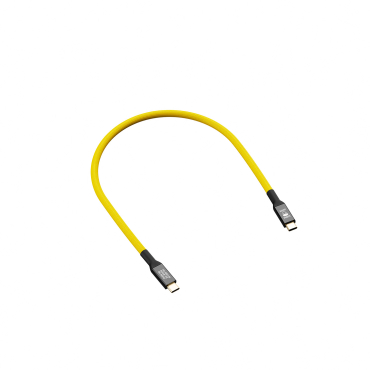 Preview: CobraUnion USB-C Cable 40G 0,3m Yellow Straight