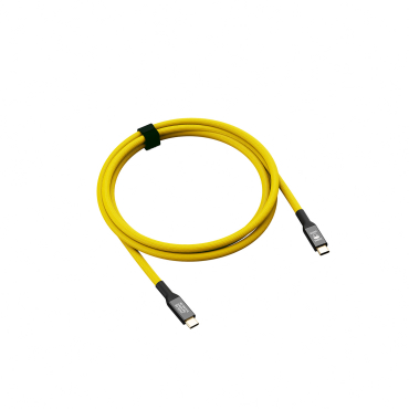 CobraUnion USB-C Cable 40G 1,2m Yellow Straight
