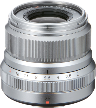 Fujinon XF 23mm F2 R WR Silver