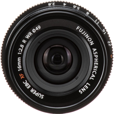 Preview: Fujinon XF 16mm F2.8 R WR Black