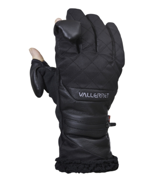 Vallerret Gants pour photographie Saga Female Black taille S