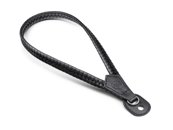 Leica Handschlaufe, Leder, geflochten, schwarz
