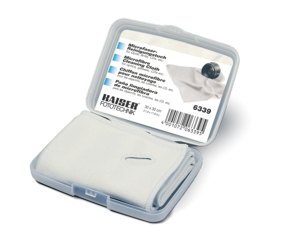 Kaiser Tissu micro fibre de nettoyage 30 x 30 cm, gris