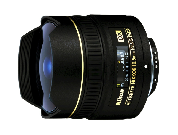 Occasion AF DX Fisheye-Nikkor 10.5 mm f/2.8 G ED, S/N 310335