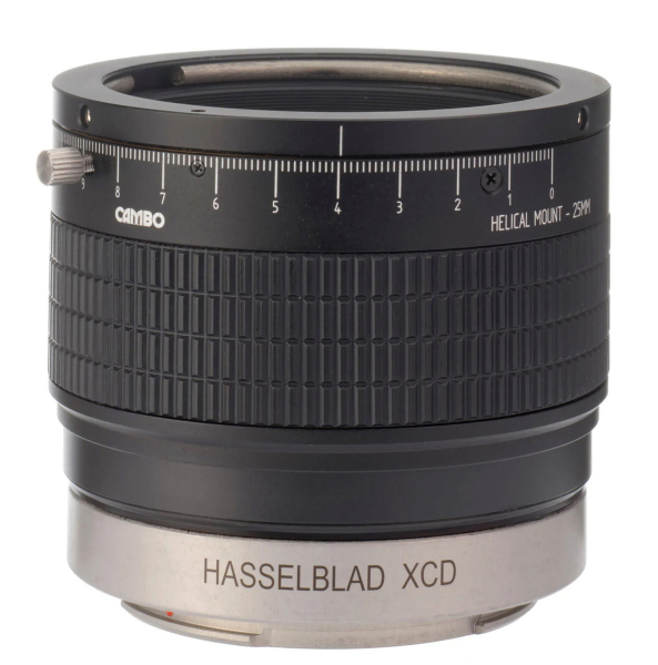 Cambo RPM-XCD  Helical Focussing Mount 25 mm mit Hasselblad X Bajonett