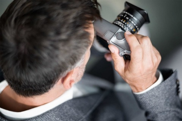Leica Thumb Support pour LEICA M, chromé argent