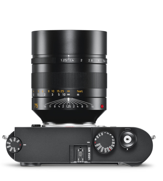 LEICA NOCTILUX-M ASPH noir 75mm/1.25