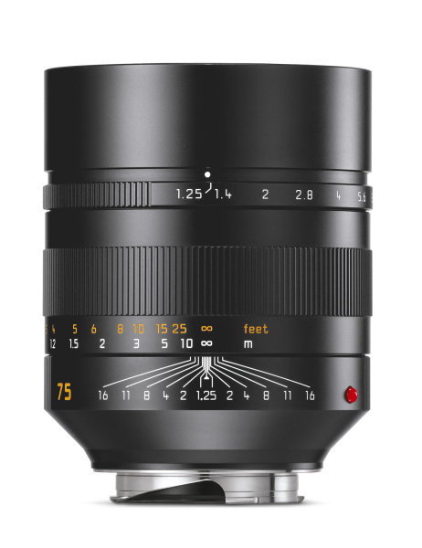 LEICA NOCTILUX-M ASPH noir 75mm/1.25
