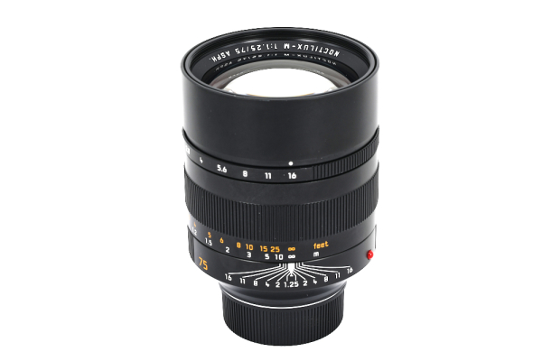 Occasion NOCTILUX-M ASPH* 75mm/1.25 schwarz eloxiert