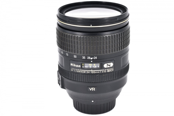Occasion Nikon AF-S Zoom-Nikkor 24-120 mm/4.0G ED VR, S/N 62289955