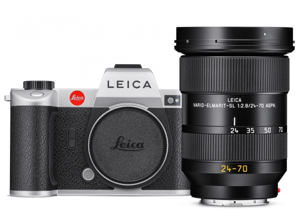 Leica SL2, silbern eloxiert Kit Vario Elmarit-SL 24-70 mm/2.8 ASPH