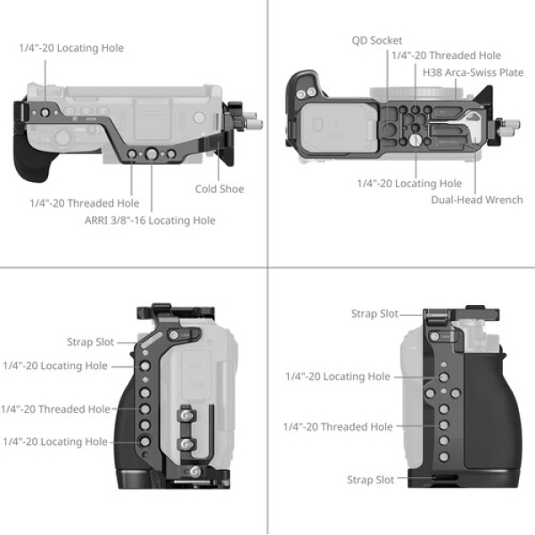 SmallRig Cage pour Nikon ZR 5468 (Advanced Edition)