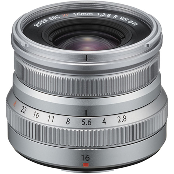 Fujinon XF 16mm F2.8 R WR Silver