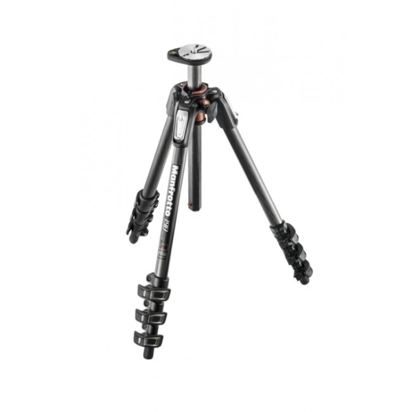 Manfrotto Mini Pro Carbon 190 Series Trépied, 4 sections
