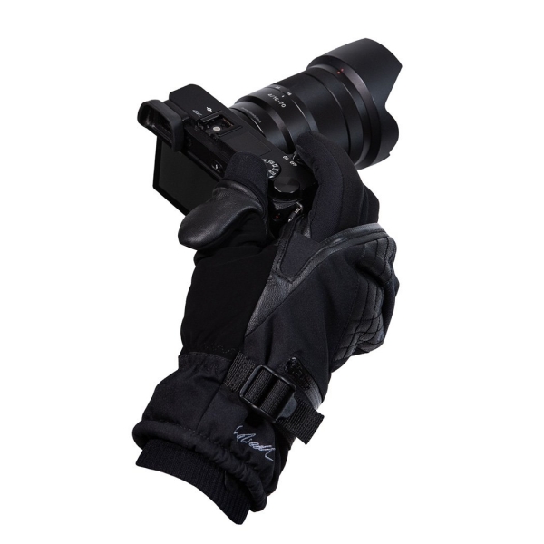 Vallerret Gants pour photographie Saga Female Black taille S